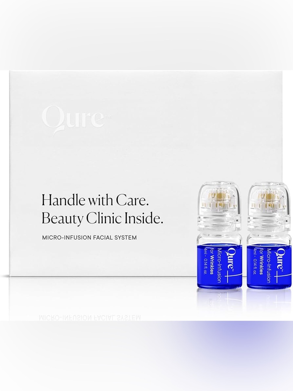 Qure Micro-Infusion System for Face Blue Formula 1 Month Supply MSRP $119 NIB